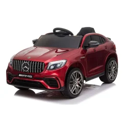 Moni Kinder Elektroauto Mercedes AMG GLC 63S, EVA-Reifen, Musik, Fernbedienung rot