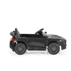 Moni Kinder Elektroauto Mercedes AMG GTR EVA-Reifen, Musikeffekte, Fernbedienung schwarz