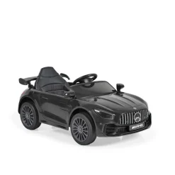 Moni Kinder Elektroauto Mercedes AMG GTR EVA-Reifen, Musikeffekte, Fernbedienung schwarz