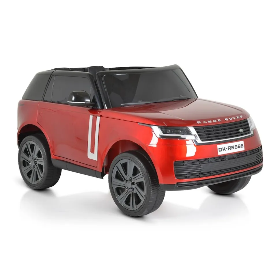 Moni Kinder Elektroauto Range Rover SUV metallic Fernbedienung Gurt EVA-Reifen rot