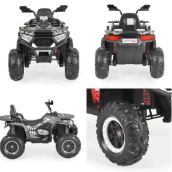Moni Kinder Elektro-Buggy Cool NEL-007, EVA-Reifen, Scheinwerfer, Musikfunktion weiß