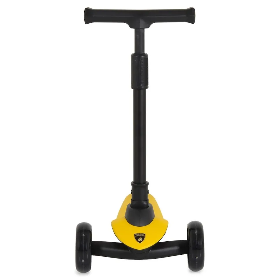 Moni Kinderroller Lamborghini Pro PU-Räder ABEC-7 LED Hinterradbremse bis 50 kg gelb