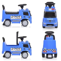 Moni Kinder Rutschauto Antos Mercedes-Benz, Melodien, Sirenenlichter, Sound blau