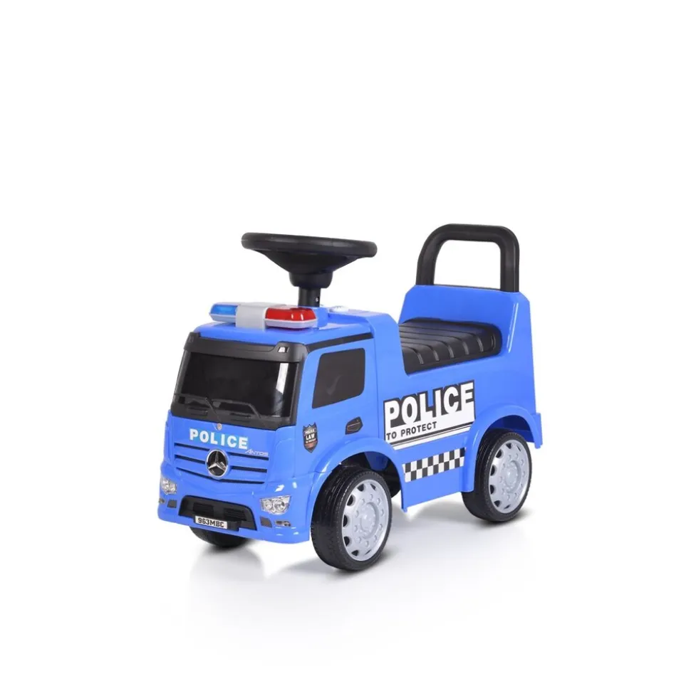 Moni Kinder Rutschauto Antos Mercedes-Benz, Melodien, Sirenenlichter, Sound blau