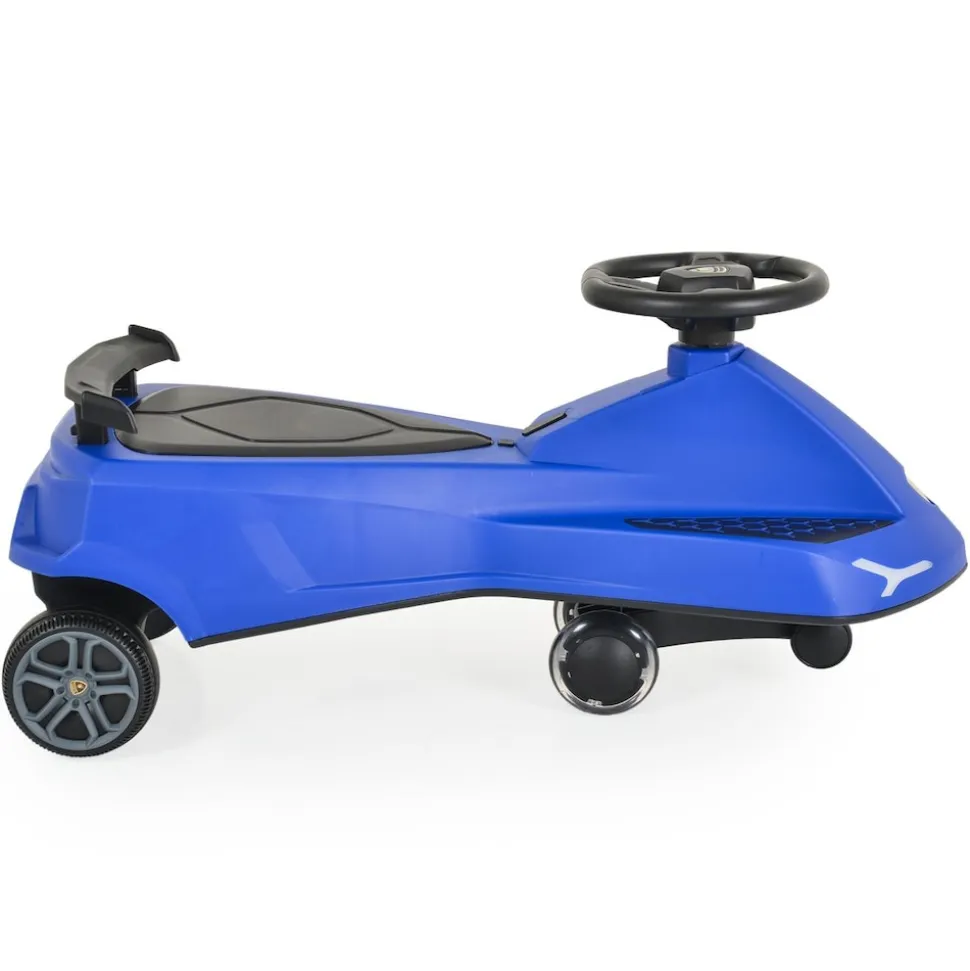 Moni Kinder Rutschfahrzeug Lamborghini Swing Car Musikfunktion Lichter bis 110kg blau