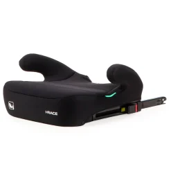 Moni Kindersitz i-Race i-Size 100-150 cm Isofix Rückenlehne abnehmbar Kopfstütze schwarz