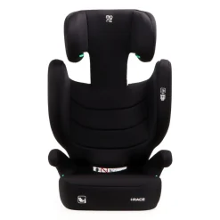 Moni Kindersitz i-Race i-Size 100-150 cm Isofix Rückenlehne abnehmbar Kopfstütze schwarz
