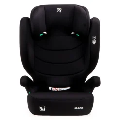 Moni Kindersitz i-Race i-Size 100-150 cm Isofix Rückenlehne abnehmbar Kopfstütze schwarz