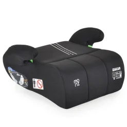 Moni Kindersitz Sitzerhöhung Dakar i-Size (125-150cm) Gruppe 3, Kuscheltier schwarz