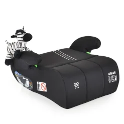 Moni Kindersitz Sitzerhöhung Dakar i-Size (125-150cm) Gruppe 3, Kuscheltier schwarz
