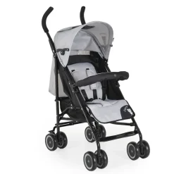Moni Kinderwagen, Buggy Jerry, Sonnendach, schwenkbare Vorderräder, EVA-Räder grau/schwarz