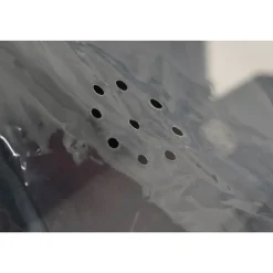 Moni Kinderwagen-Regenschutz Bimbro universal, Belüftungslöcher, für Einsitzer transparent