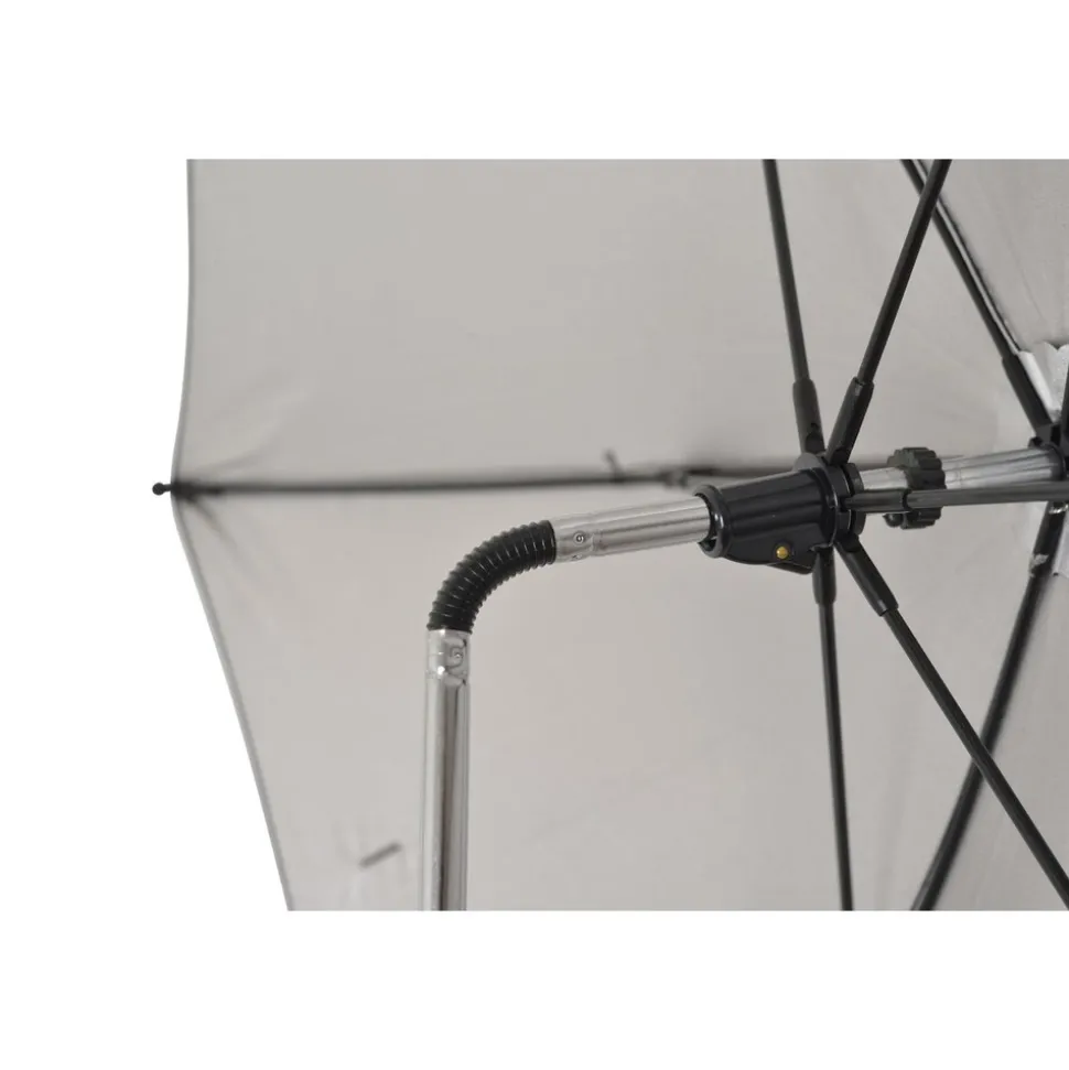 Moni Kinderwagenschirm, Sonnenschirm, universal, Durchmesser 80 cm, UV-Schutz schwarz
