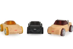 Moni Mini Spielzeug Holzautos Sportwagen 3er Set 53111 ab 3 Jahre geeignet bunt