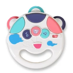 Moni Musikspielzeug Tamburin K999-106B Melodien Geräusche Licht Musikinstrument bunt