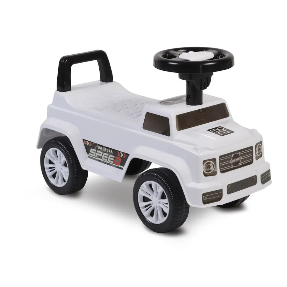 Moni Rutschauto Kinderauto Speed JY-Z12 Musikfunktion, ab 18 Monaten, max. 25 kg weiß
