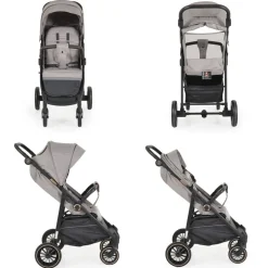 Moni Sommerkinderwagen Buggy, Kinderbuggy, Sonnendach, EVA-Räder, verstellbar beige