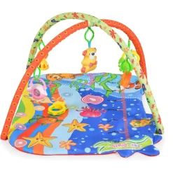 Moni Spielbogen Baby Like 143A, Unterwasserwelt, 5 Spielsachen, Wachstumsskala
