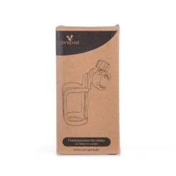 Moni universal Flaschenhalter für alle Kinderwagen, für Babyflaschen und Becher schwarz