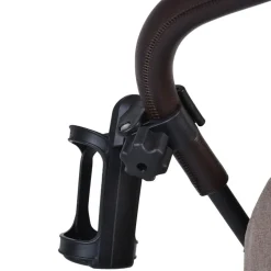 Moni universal Flaschenhalter für alle Kinderwagen, für Babyflaschen und Becher schwarz