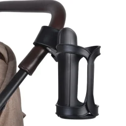 Moni universal Flaschenhalter für alle Kinderwagen, für Babyflaschen und Becher schwarz
