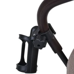 Moni universal Flaschenhalter für alle Kinderwagen, für Babyflaschen und Becher schwarz