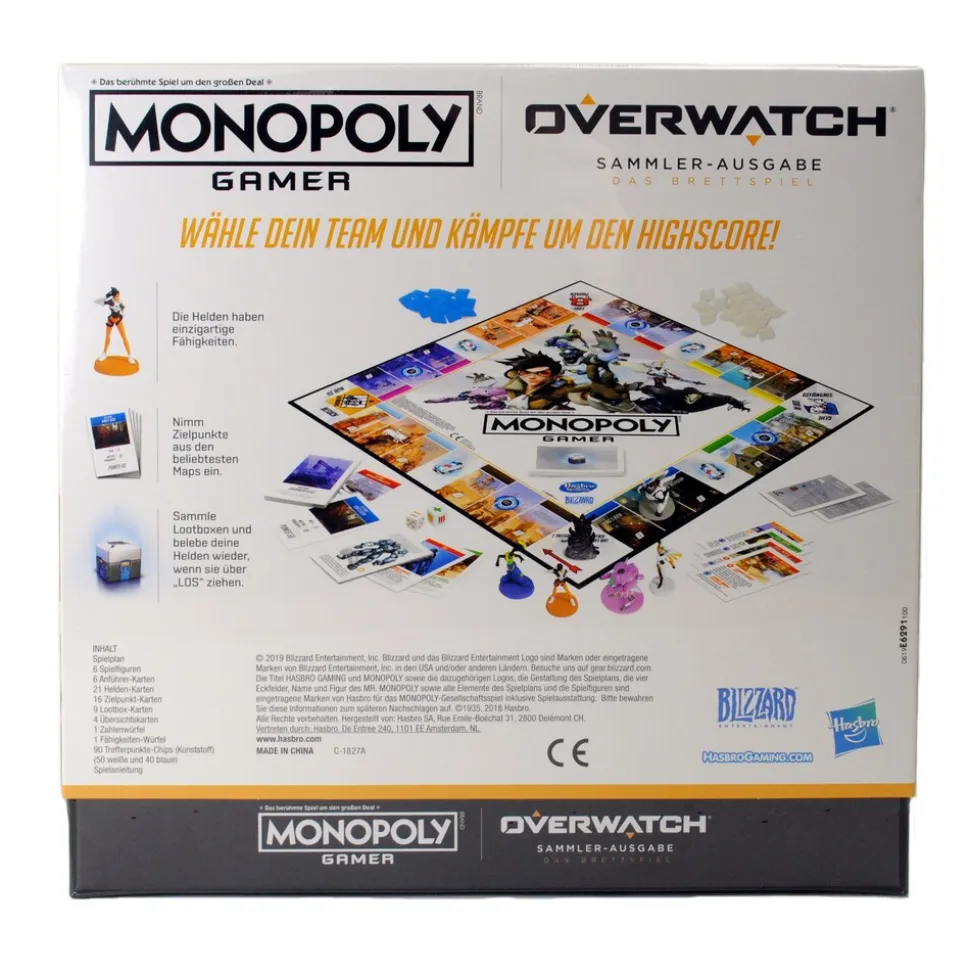 Monopoly Gamer Overwatch Gaming Gesellschaftsspiel Brettspiel Spiel Deutsch
