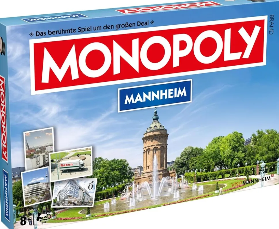 Monopoly - Mannheim Brettspiel Gesellschaftsspiel Spiel Cityedition Stadtedition