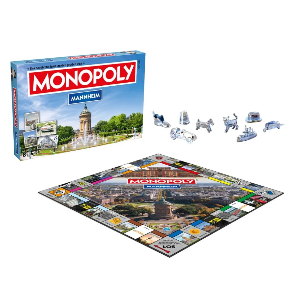Monopoly - Mannheim Brettspiel Gesellschaftsspiel Spiel Cityedition Stadtedition