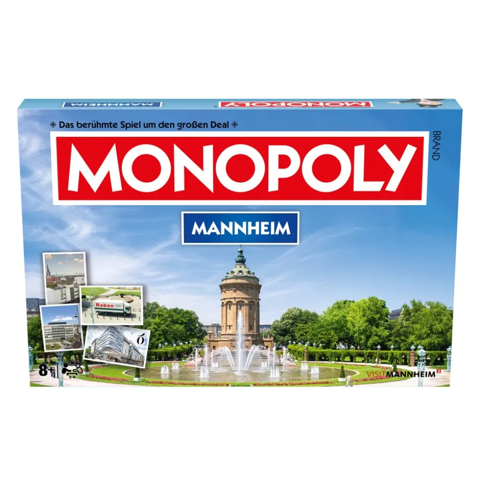 Monopoly - Mannheim Brettspiel Gesellschaftsspiel Spiel Cityedition Stadtedition