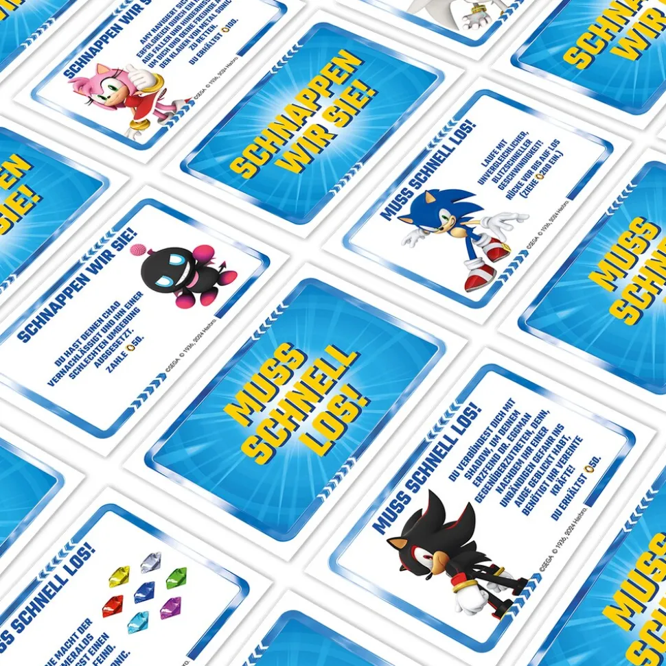 Monopoly - Sonic + 6 EXTRA Spielfiguren Gesellschaftsspiel Brettspiel Spiel