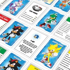 Monopoly - Sonic + 6 EXTRA Spielfiguren Gesellschaftsspiel Brettspiel Spiel