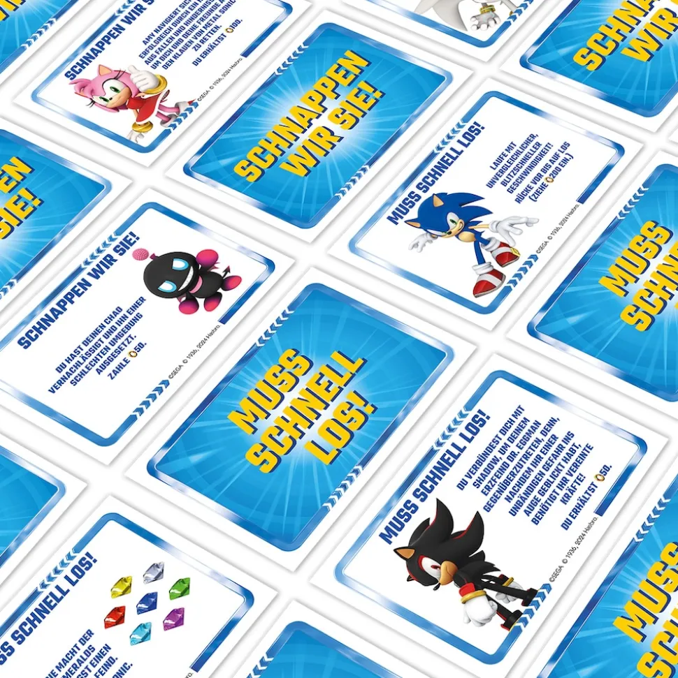 Monopoly - Sonic + 6 EXTRA Spielfiguren Gesellschaftsspiel Brettspiel Spiel