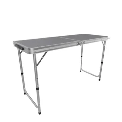 24MOVE® Campingküche PRAIA faltbar, Alu Outdoorküche mit Arbeitsplatte und Staufächern, höhenverstellbar