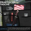 24MOVE® Campingstuhl Salvador faltbar Camping Klappstuhl gepolstert inkl. Tragetasche, bis 150kg belastbar, schwarz