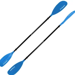 24MOVE® Doppelpaddel LAGO Aluminium Paddel, Stand-Up Paddling, Paddel für Kajak, 220 cm, verstellbar
