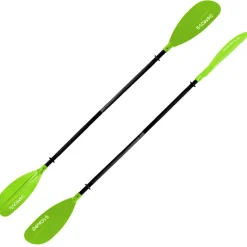 24MOVE® Doppelpaddel LAGO Aluminium Paddel, Stand-Up Paddling, Paddel für Kajak, 220 cm, verstellbar