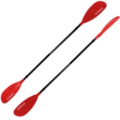 24MOVE® Doppelpaddel LAGO Aluminium Paddel, Stand-Up Paddling, Paddel für Kajak, 220 cm, verstellbar