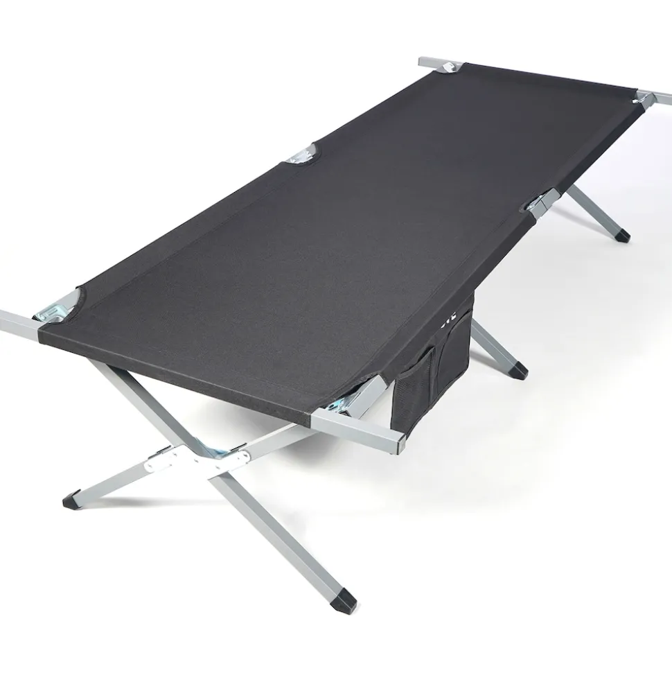24MOVE® Feldbett Campingbett bis 200 kg In-und Outdoor Camping faltbar, inkl. Tragetasche für einfachen Transport