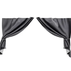 24MOVE® Pavillon Seitenteile 2er Set 2x3m mit Fenster & Reissverschluss, wasserdicht, grau - für Partyzelt, Festzelt, Festivals