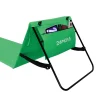 24MOVE® Strandmatte 2er Set klappbar mit Rückenlehne, Strandliege mit Gurt, tragbar für Strand und Garten, Liegematte grün