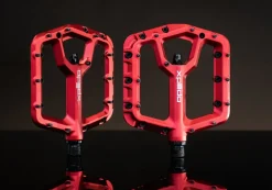 MTB/Plattform Pedal TRIDENT, rot, 9/16