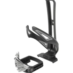 M-Wave BC 99 Flaschenhalter Fahrrad mit integriertem Multitool Trinkflaschenhalter Getränkehalter Multifunktionswerkzeug 9 Funktionen