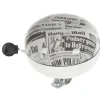 M-Wave Maxi Fahrradglocke groß Klingel für Fahrräder 80 mm Fahrrad Glocke Bell 22,2 mm Klemmung Fahrradklingel retro