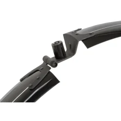 M-Wave Mud Max Fat Schutzblech 24 - 29 Zoll mit Reflektorhalter Spritzschutz Mudguard Schmutzfänger Fahrradschutzblech Steckschutzblech Set vorne hinten