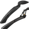 M-Wave Mud Max QR.F II Schutzblech 26 - 29 Zoll Spritzschutz Mudguard Schmutzfänger Fahrradschutzblech Steckschutzblech Set vorne hinten