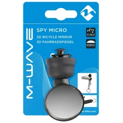 M-Wave Spy Micro Fahrradspiegel Lenker Mini Rückspiegel Fahrrad Spiegel E-Bike Lenkerspiegel