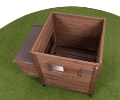 MyAnimal Hühnerstall für 3 Hühner MH-11 mit Nistkasten, Hühnerhaus schutzimprägniert, Dach abnehmbar