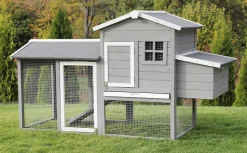 MyAnimal Hühnerstall für 3 Hühner MH-21 mit Eiablage, Dach wasserabweisend, verzinkter Draht