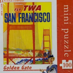 New York Puzzle Company Golden Gate Mini-Puzzle (100 Teile)